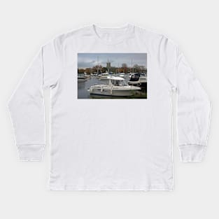 N-Joy The View, River Stour, Christchurch, November 2020 Kids Long Sleeve T-Shirt